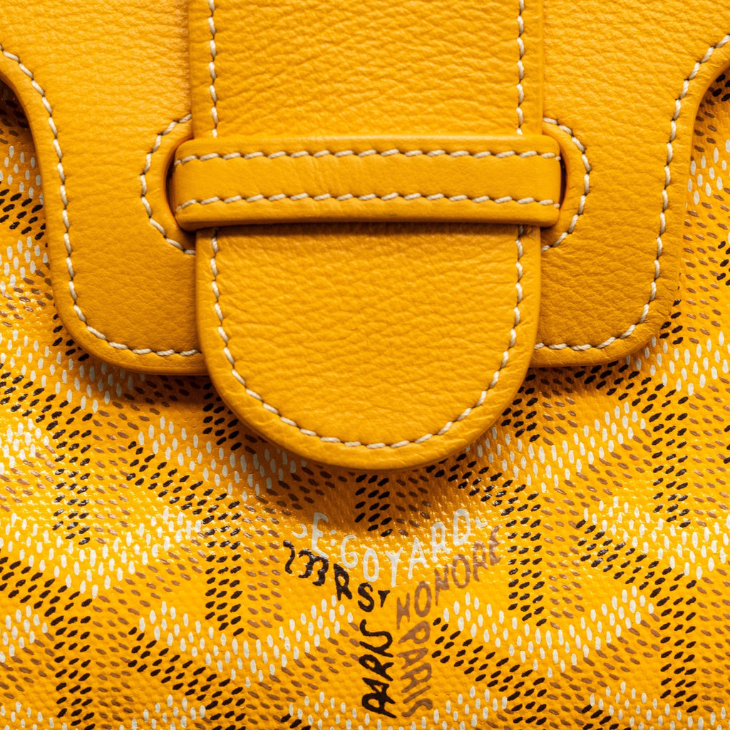 GOYARD MINI SAIGON CANVAS YELLOW SHW