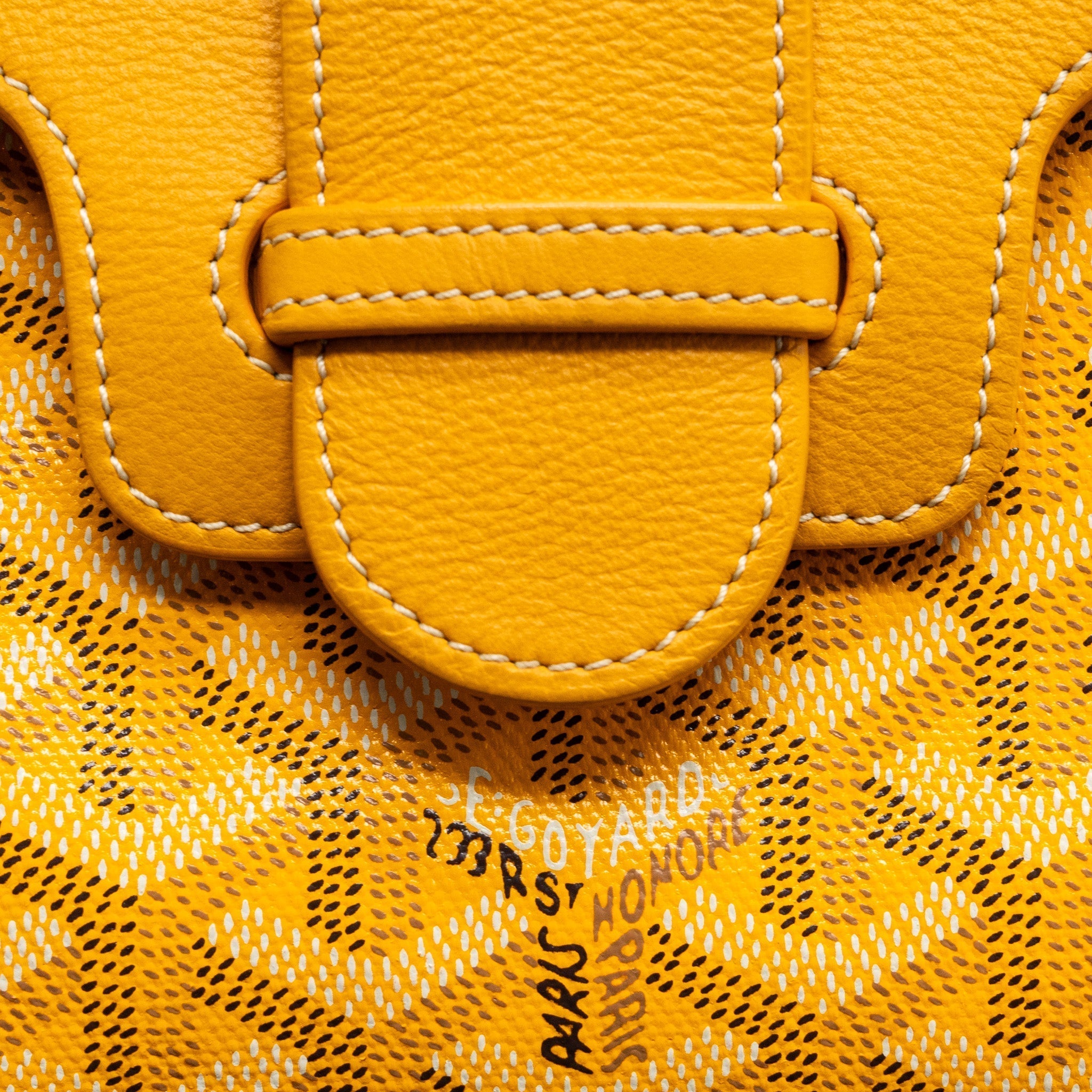 GOYARD MINI SAIGON CANVAS YELLOW SHW