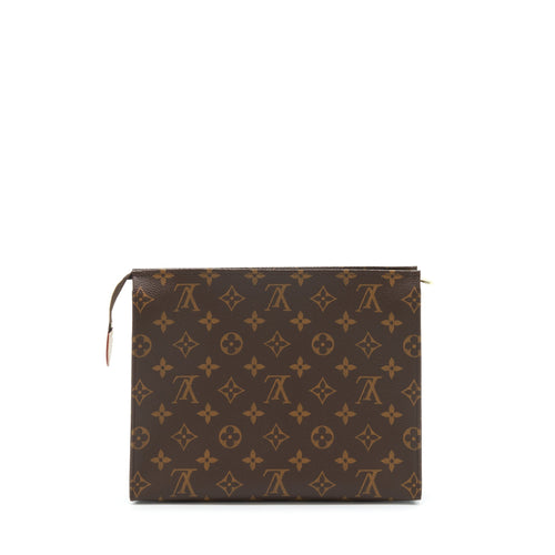 LOUIS VUITTON TOILETRY POCHETTE 26 MONOGRAM CANVAS GHW