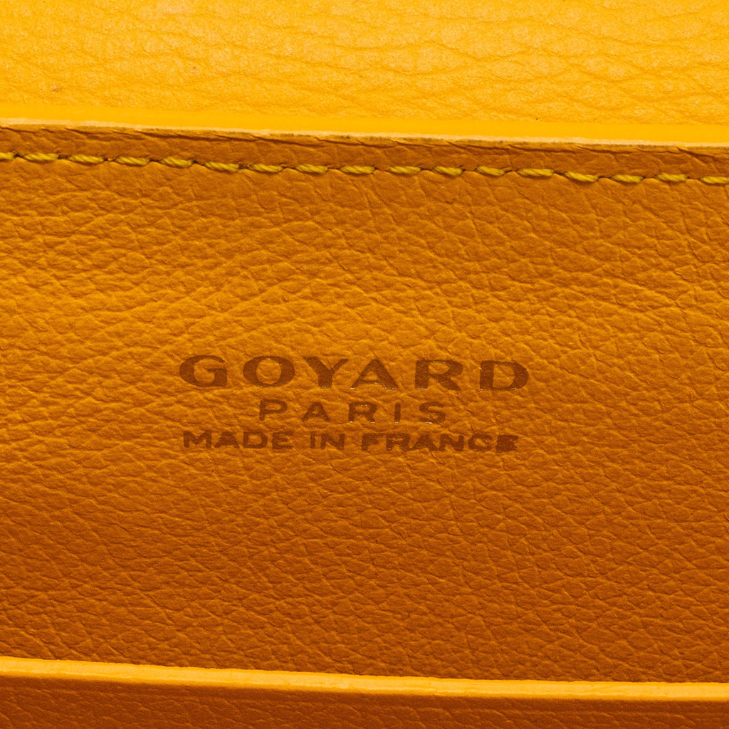 GOYARD MINI SAIGON CANVAS YELLOW SHW
