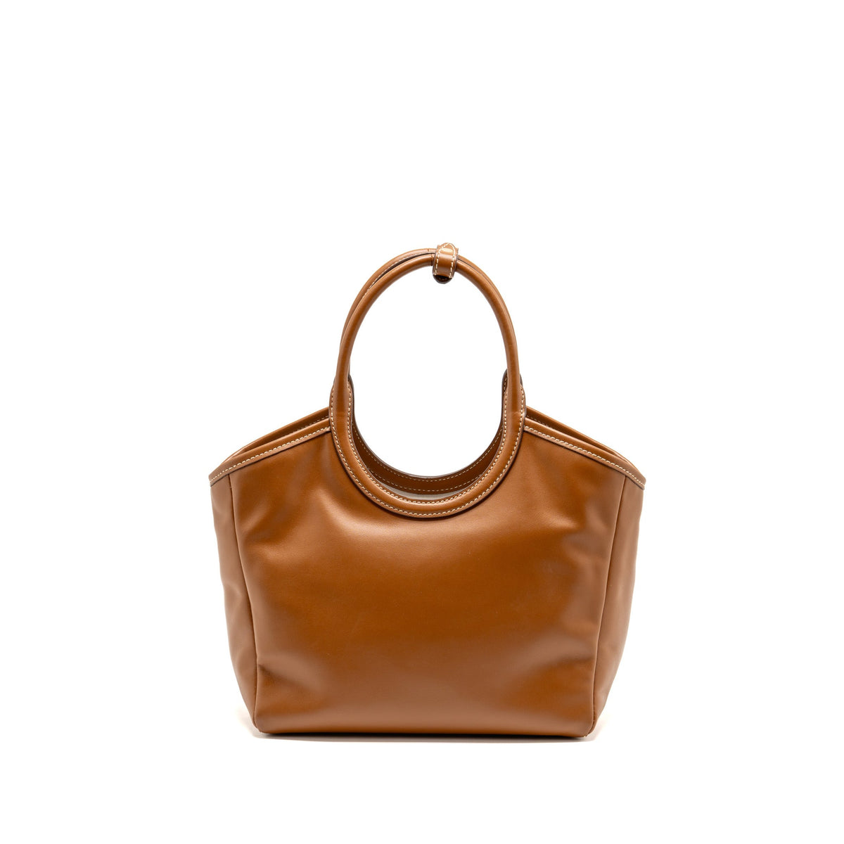 Miu Miu Small Ivy Leather Tote Bag Caramel GHW