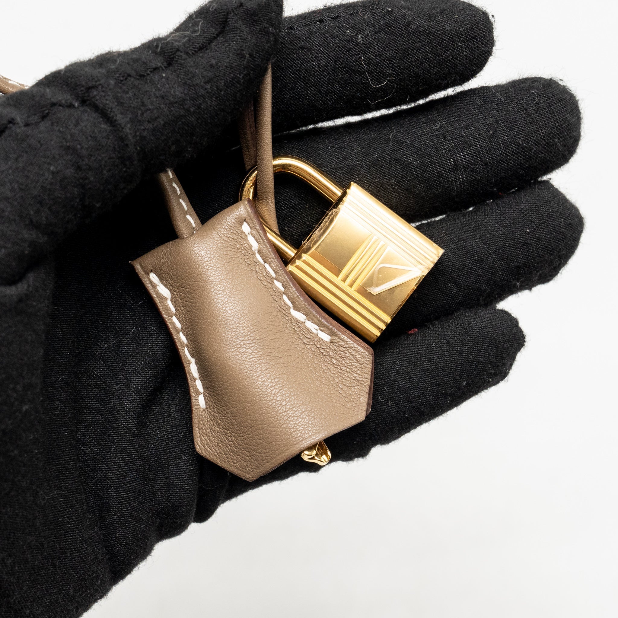 HERMES KELLY 25 SWIFT ETOUPE GHW