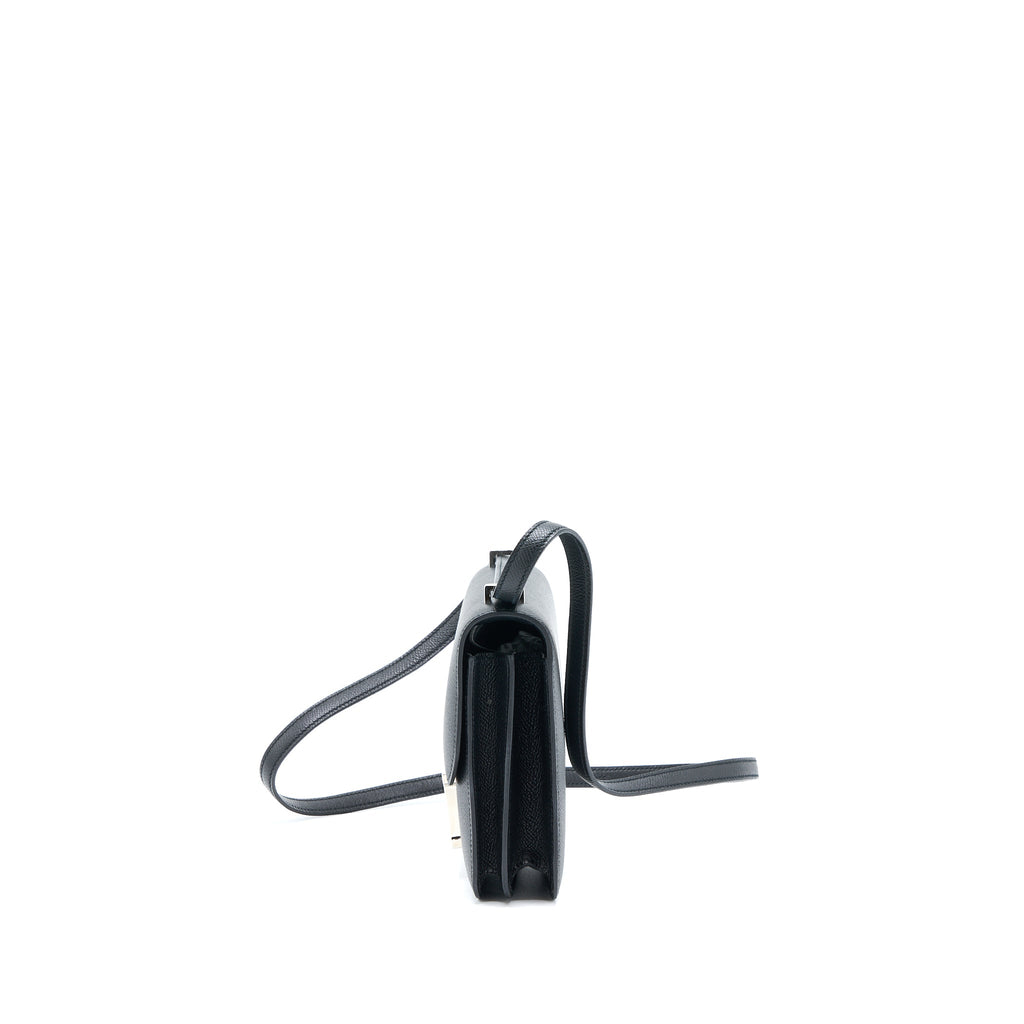 Hermes Mini Constance Epsom Black SHW
