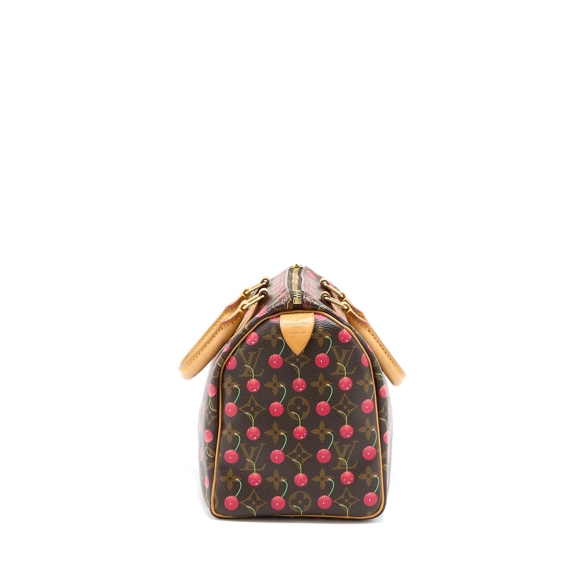LOUIS VUITTON SPEEDY 25 CHERRY BLOSSOM MONOGRAM CANVAS GHW