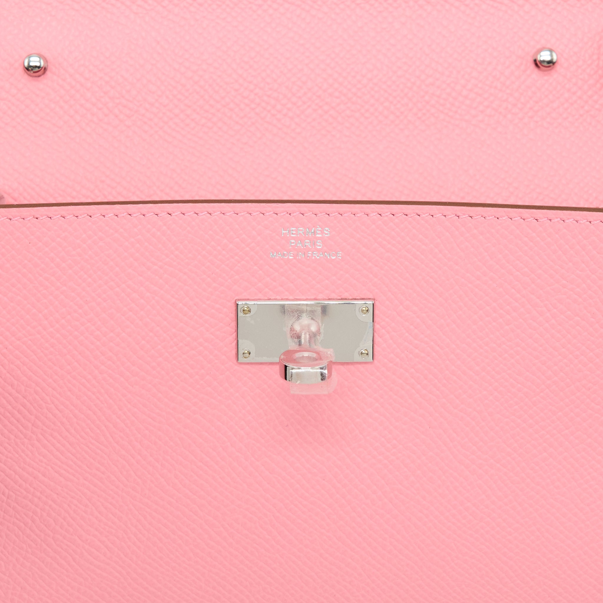 HERMES KELLY TO GO EPSOM 1Q ROSE CONFETTI SHW