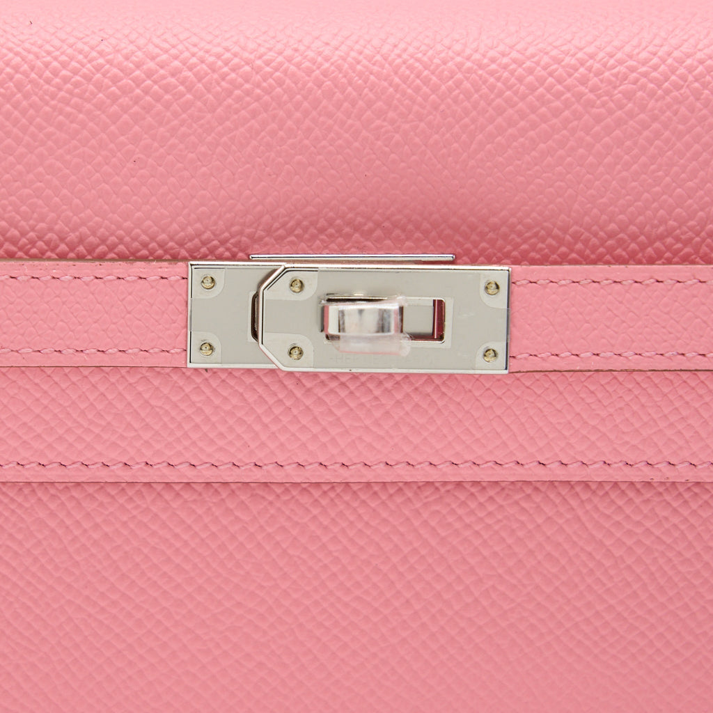HERMES KELLY TO GO EPSOM 1Q ROSE CONFETTI SHW