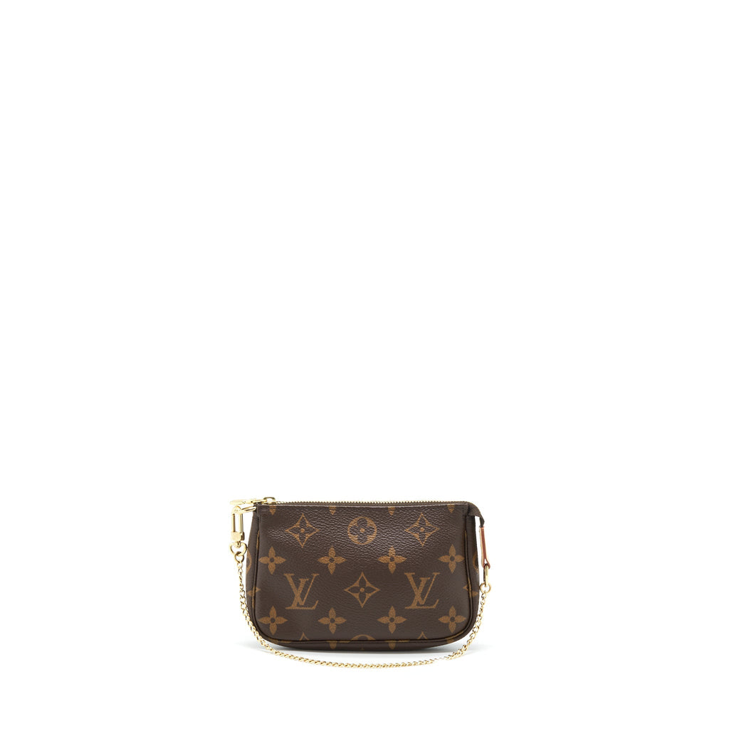 LOUIS VUITTON MINI POCHETTE ACCESSORIES YEAR 2020 MONOGRAM CANVAS