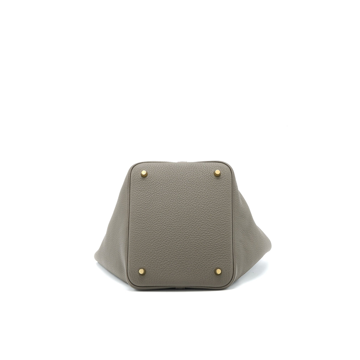 Hermes Picotin 22 Lock Bag Clemence Gris Etain GHW
