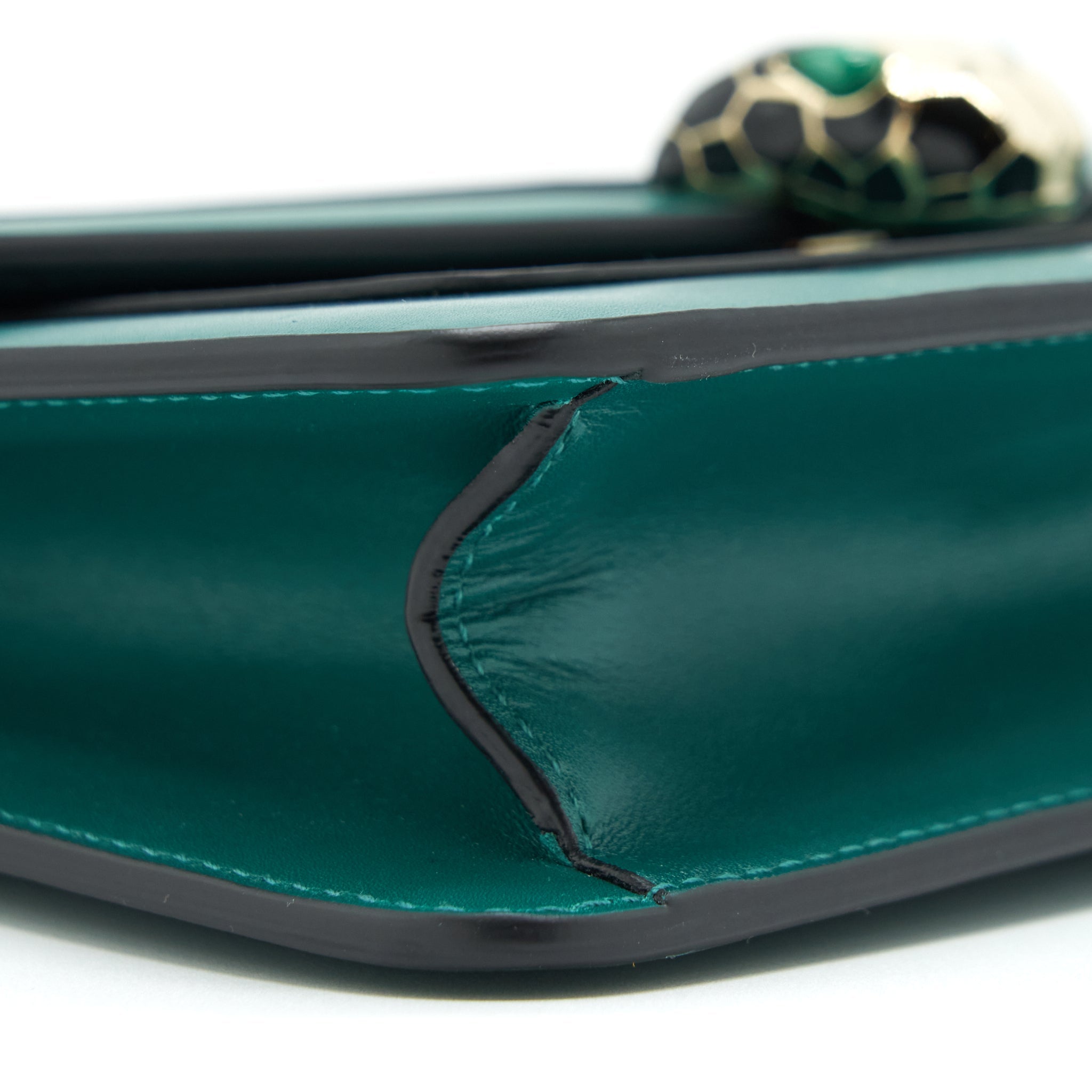 BVLGARI SERPENTI FOREVER BAG CALFSKIN GREEN