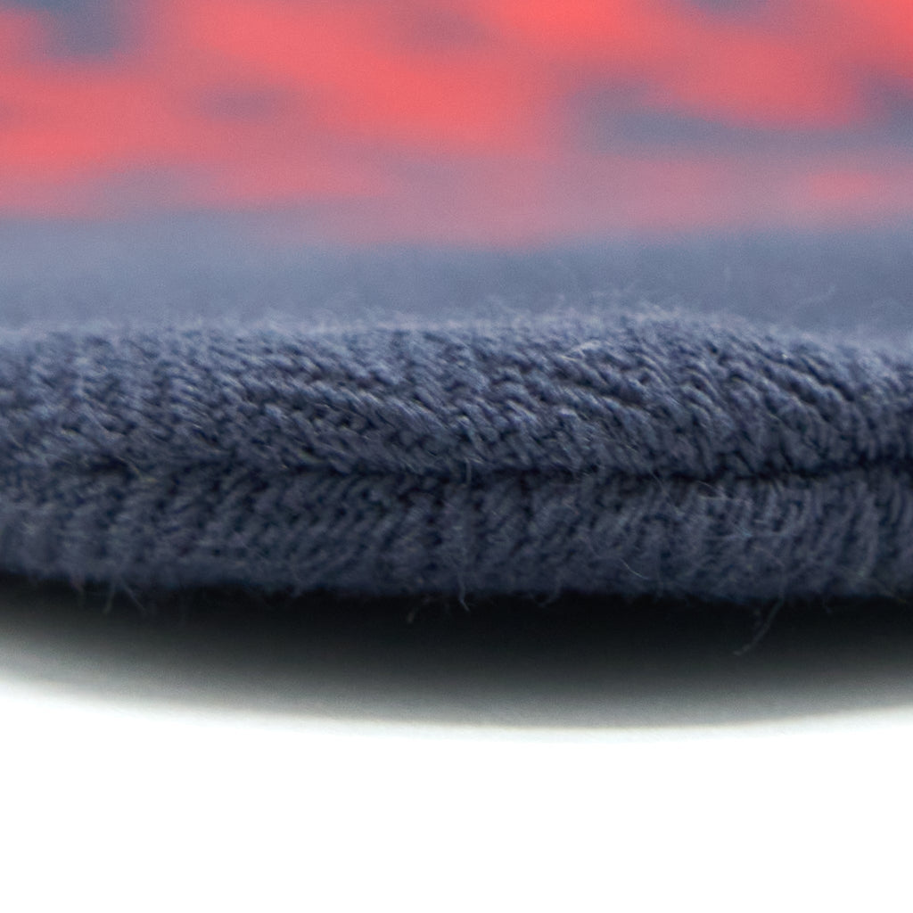 HERMES ALINE GROOMING CANVAS BAG NAVY SHW