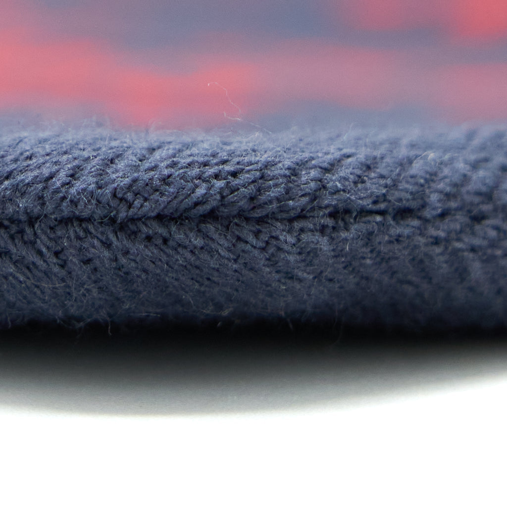 HERMES ALINE GROOMING CANVAS BAG NAVY SHW
