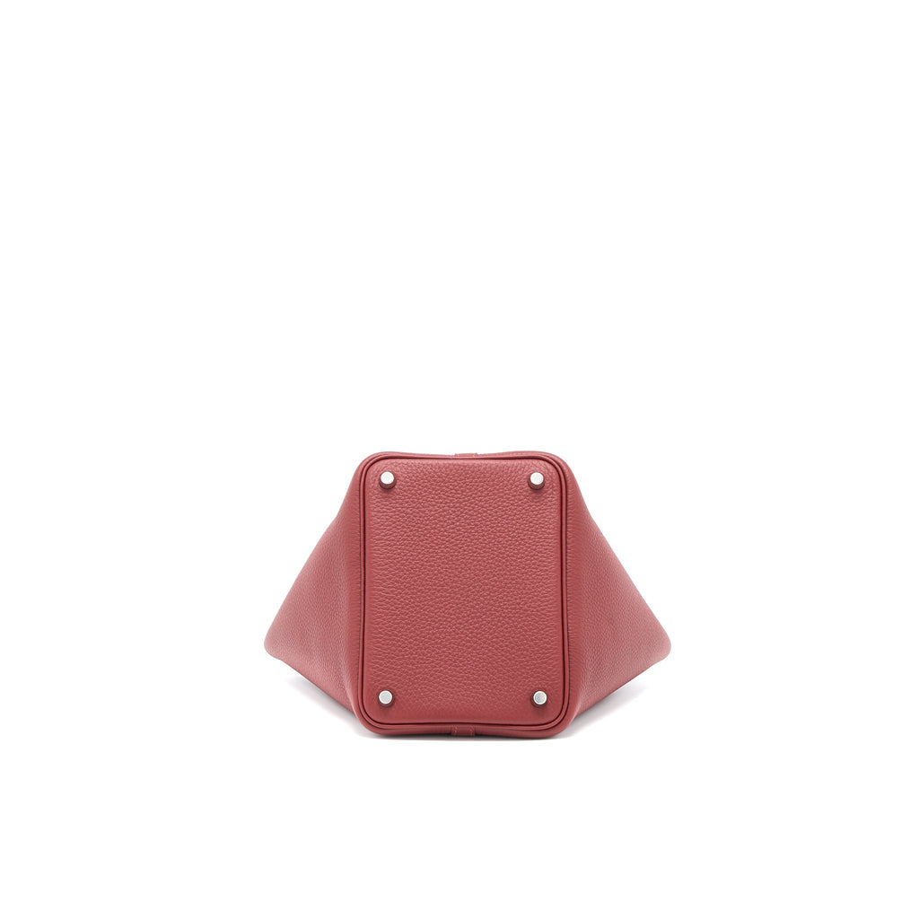 HERMES PICOTIN 18 LOCK BAG CLEMENCE ROUGE H SHW