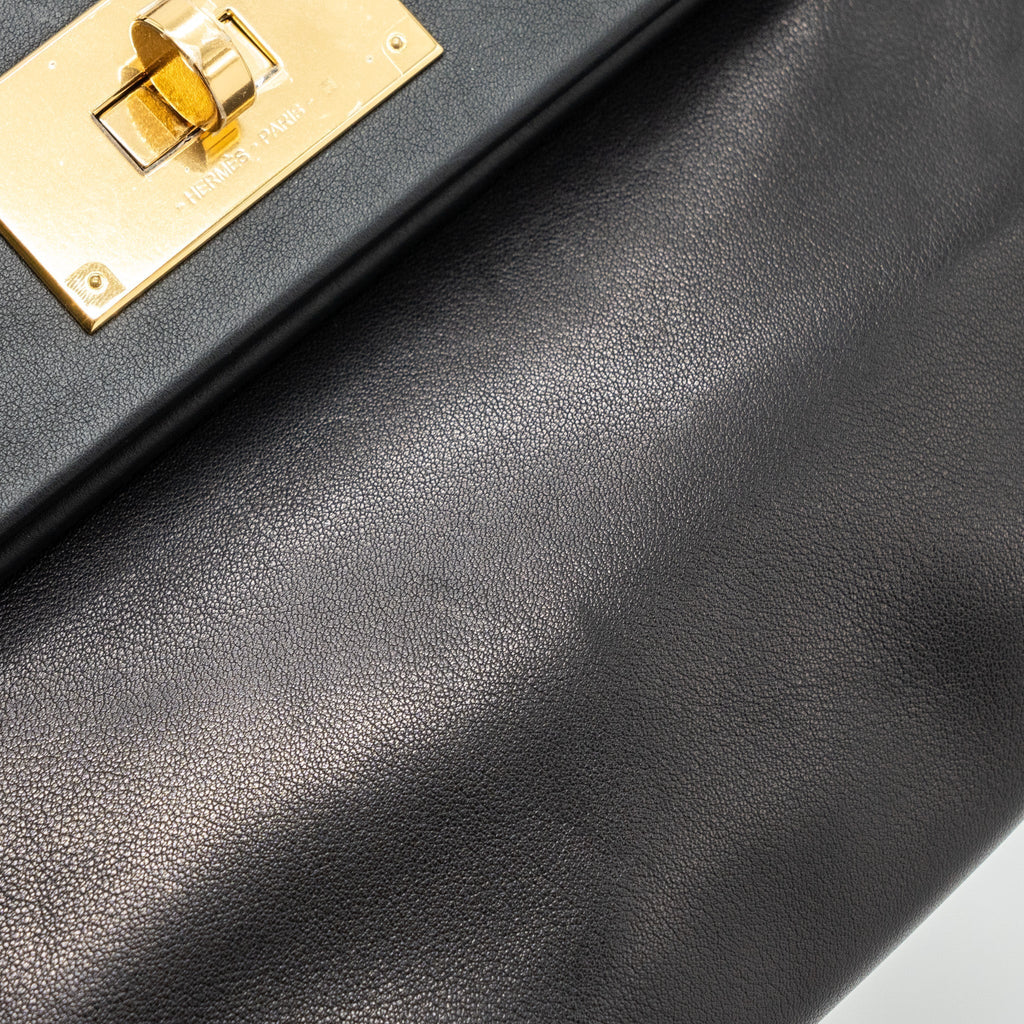 HERMES MINI 24/24 2424-21 BAG SWIFT / VOLUPTO BLACK GHW