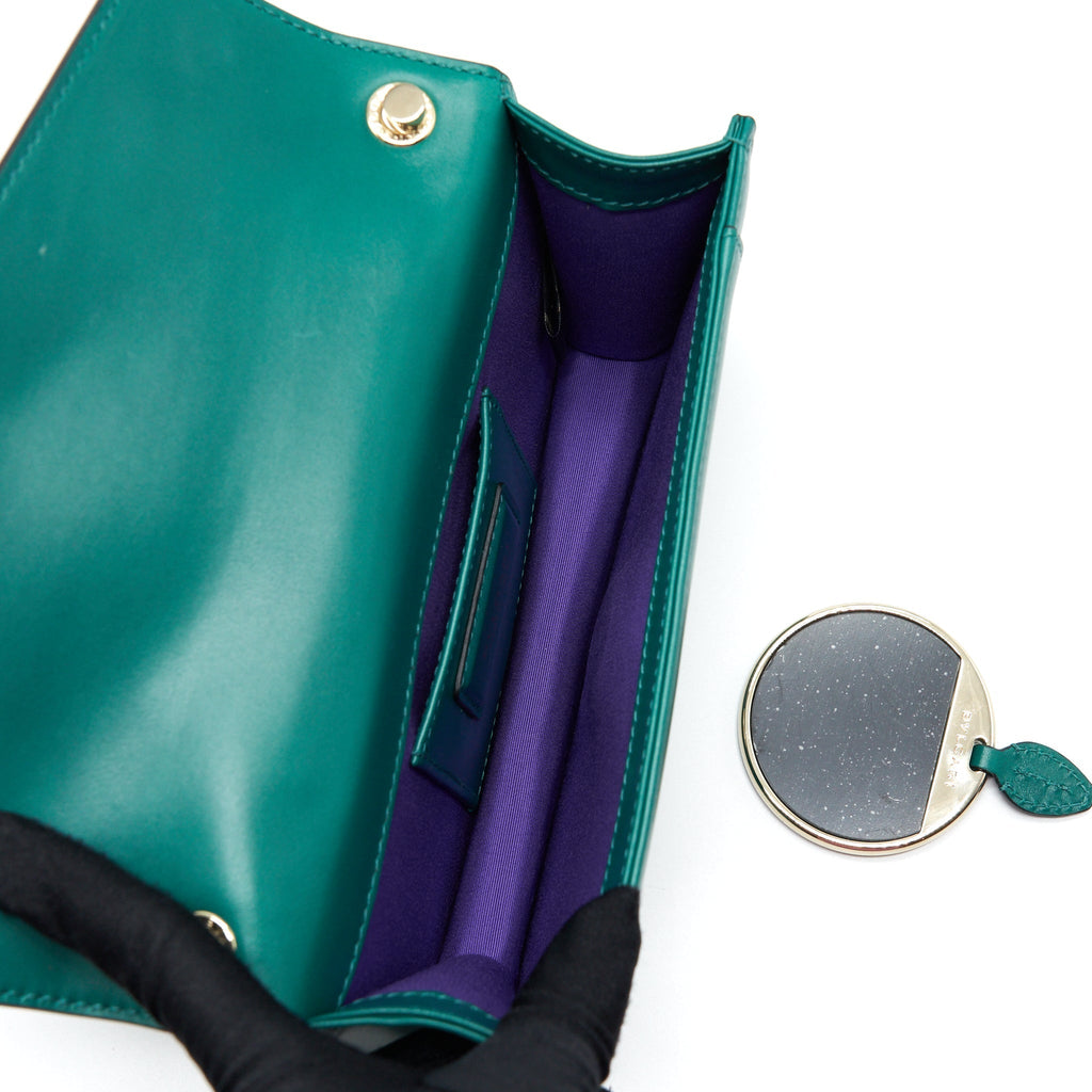 BVLGARI SERPENTI FOREVER BAG CALFSKIN GREEN