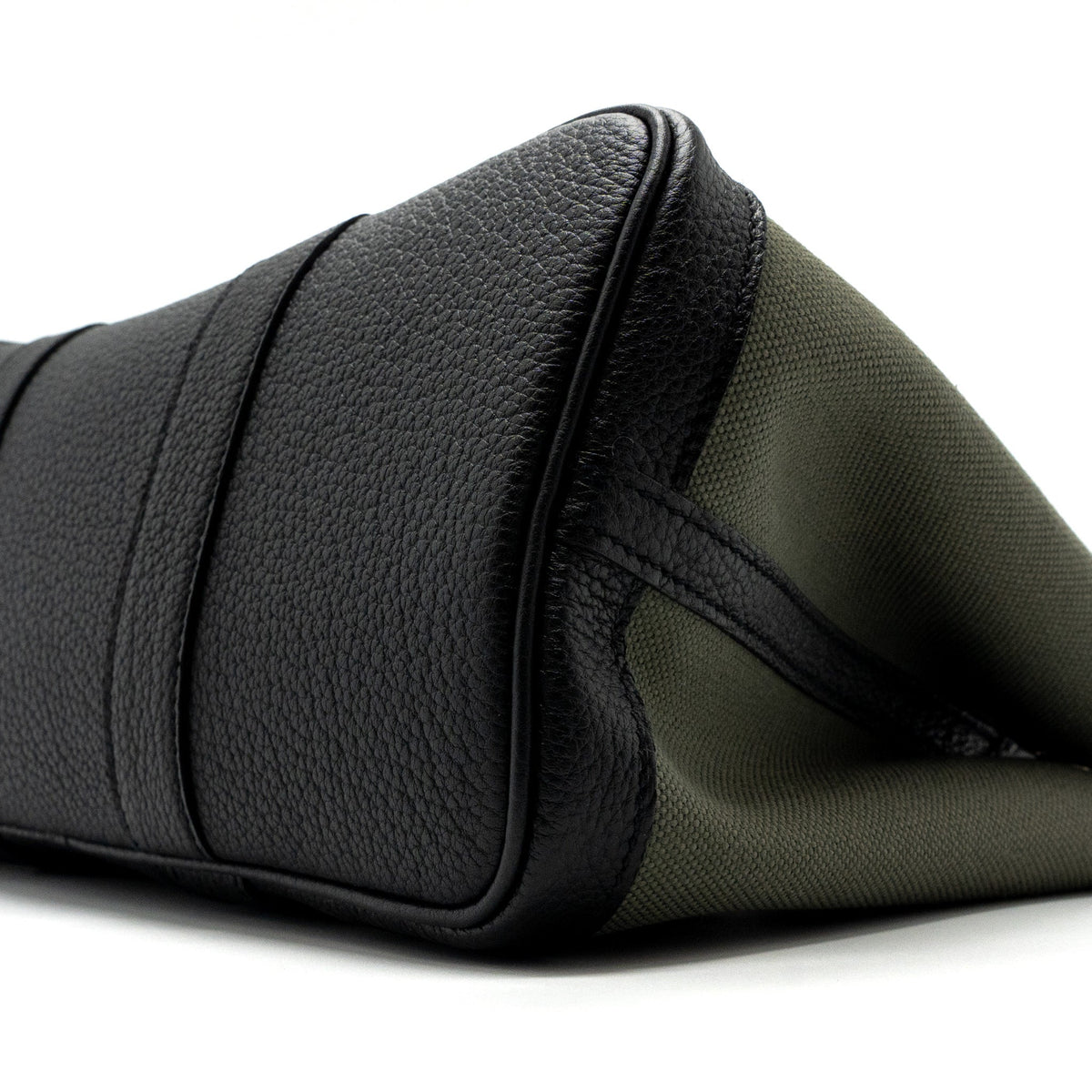 Hermes garden party 30 canvas / negonda vert de cris / black SHW