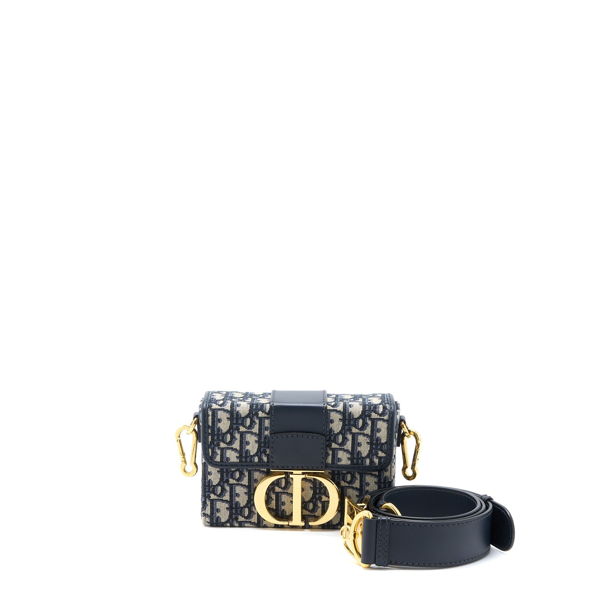 DIOR 30 MONTAIGNE BOX BLUE DIOR OBLIQUE JACQUARD GHW