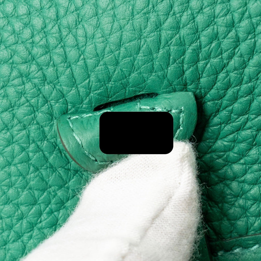 HERMES MINI EVELYNE CLEMENCE VERT VERTIGO GHW
