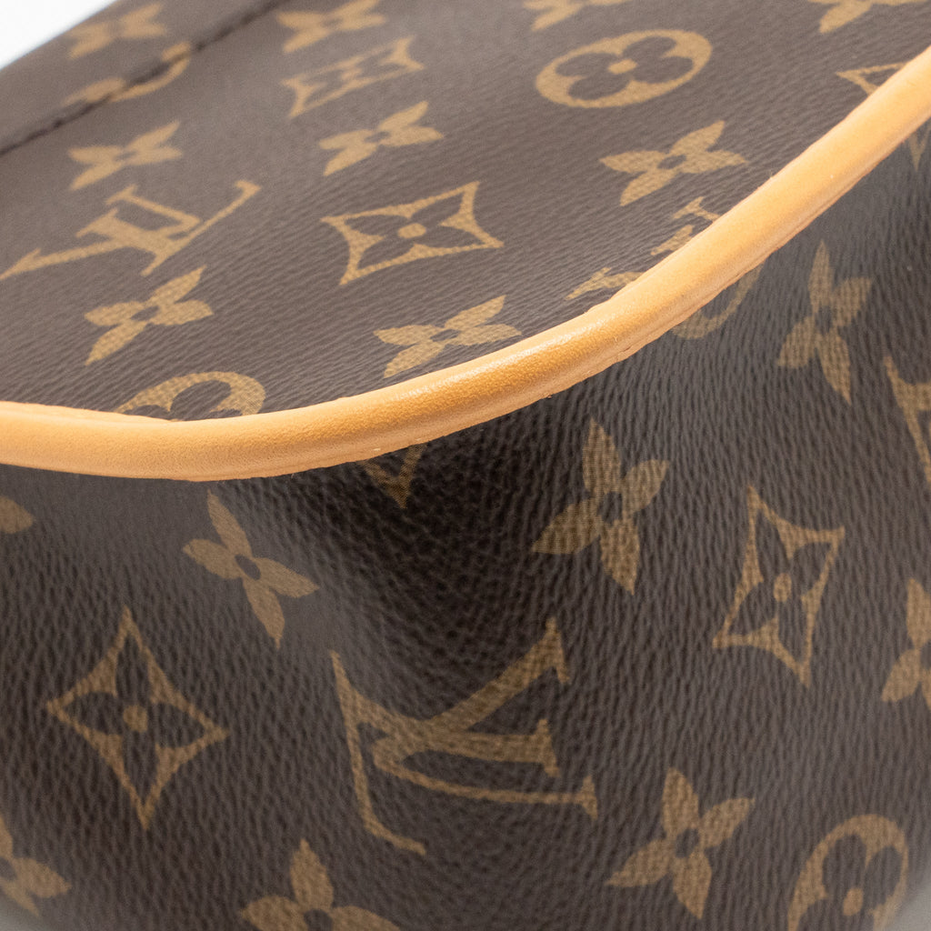 Louis Vuitton Diane bag monogram canvas pink strap GHW