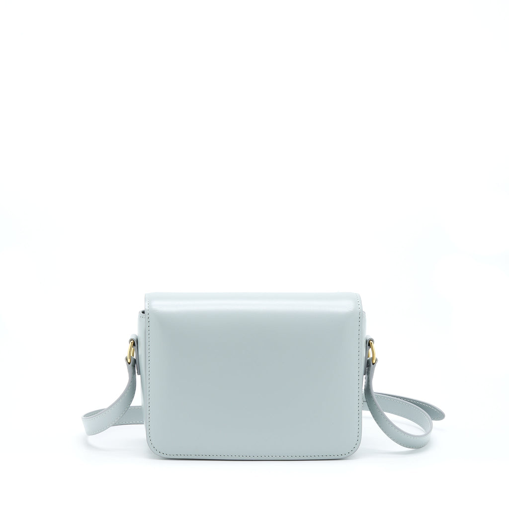 CELINE TEEN TRIOMPHE BAG CALFSKIN MINERAL GHW