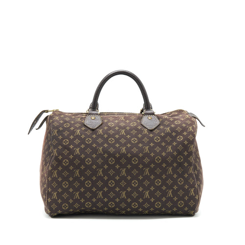 LOUIS VUITTON SPEEDY 30 MIN LIN MONOGRAM MINI BROWN GHW