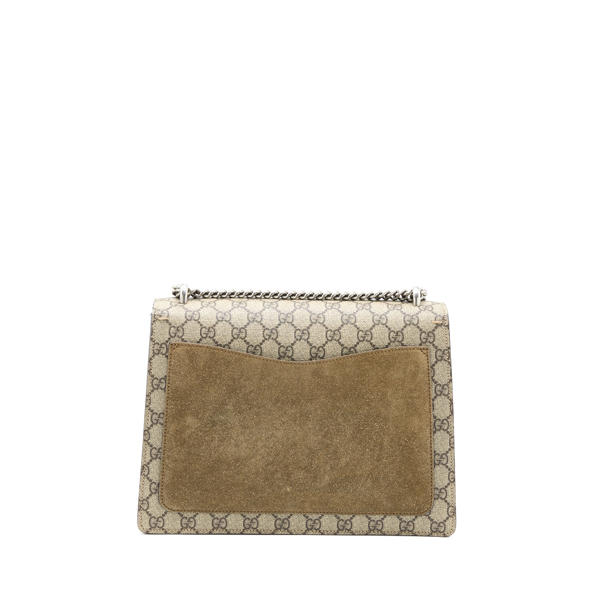 GUCCI DIONYSUS SHOULDER BAG GG SUPREME CANVAS/SUEDE SHW