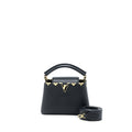 LOUIS VUITTON CAPUCINES MINI TAURILLON LIMITED EDITION BLACK GHW (NEW VERSION)