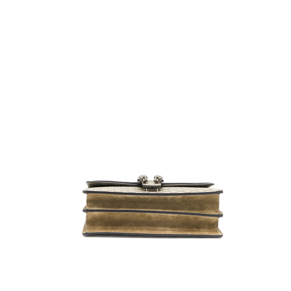 GUCCI DIONYSUS SHOULDER BAG GG SUPREME CANVAS/SUEDE SHW