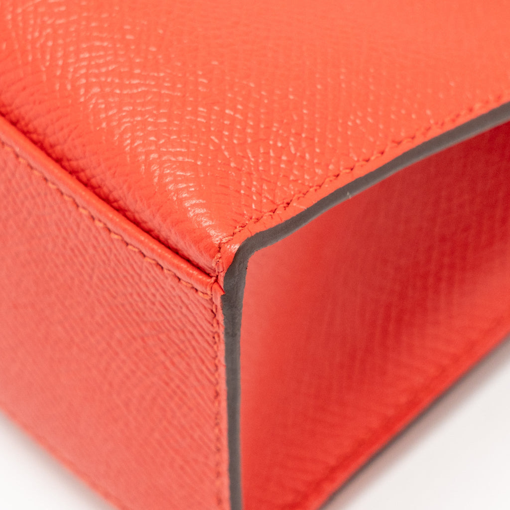 HERMES KELLY POCHETTE EPSOM Q5 ROUGE CASAQUE GHW