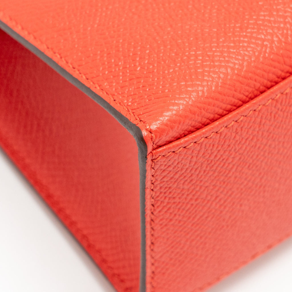 HERMES KELLY POCHETTE EPSOM Q5 ROUGE CASAQUE GHW
