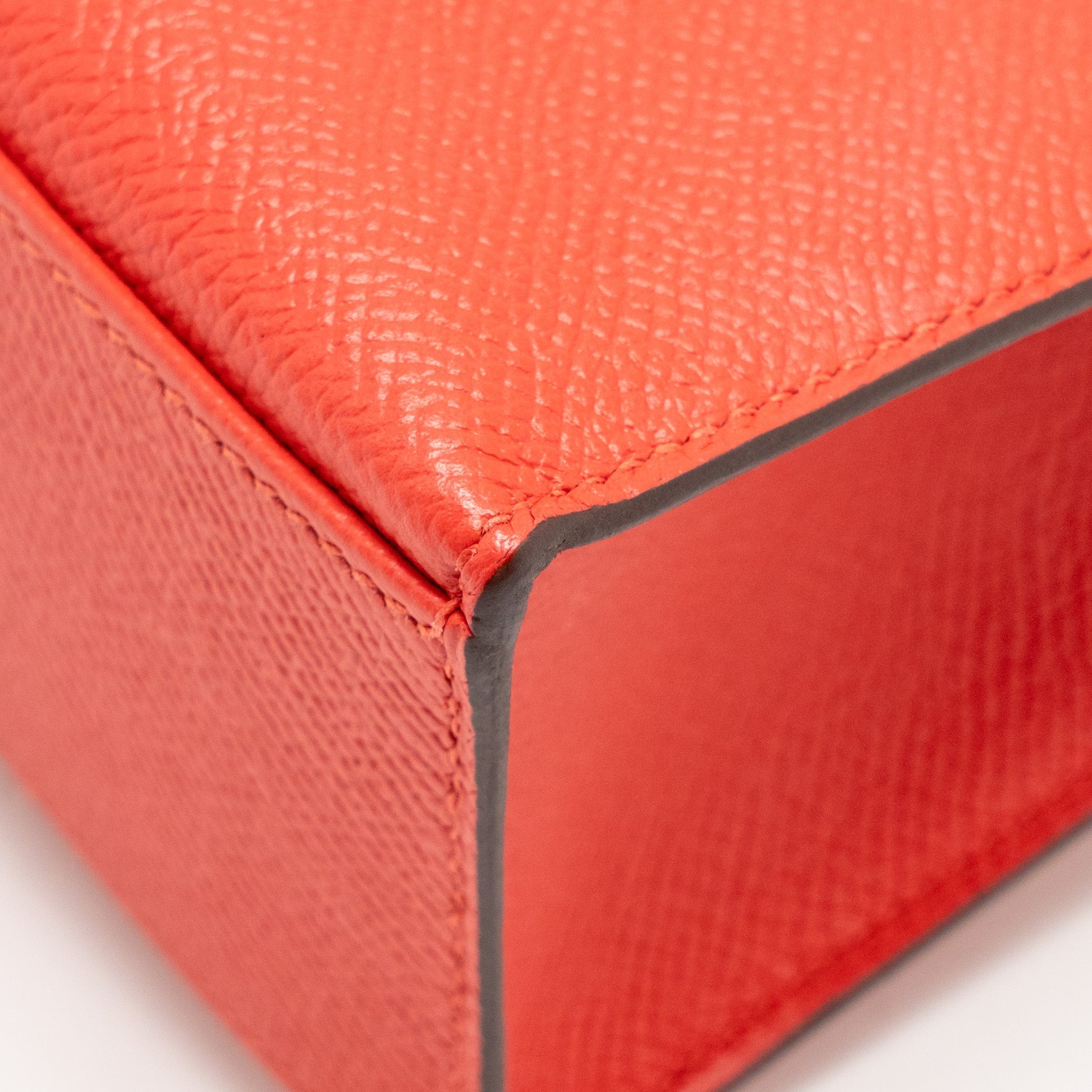 HERMES KELLY POCHETTE EPSOM Q5 ROUGE CASAQUE GHW