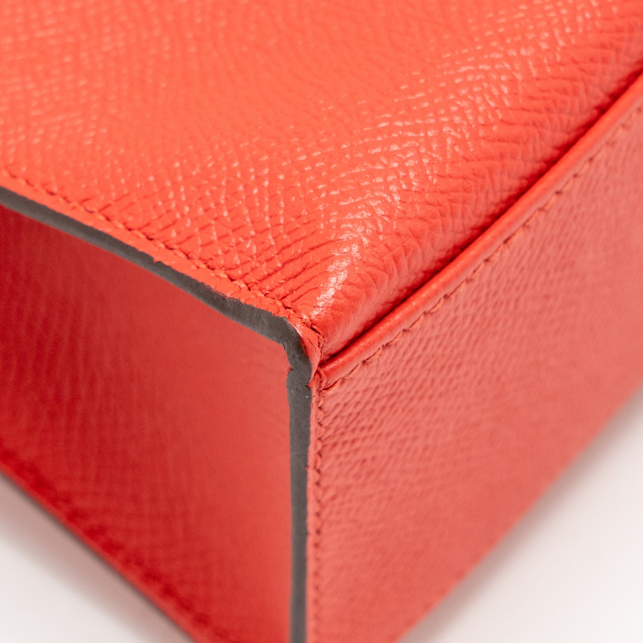 HERMES KELLY POCHETTE EPSOM Q5 ROUGE CASAQUE GHW