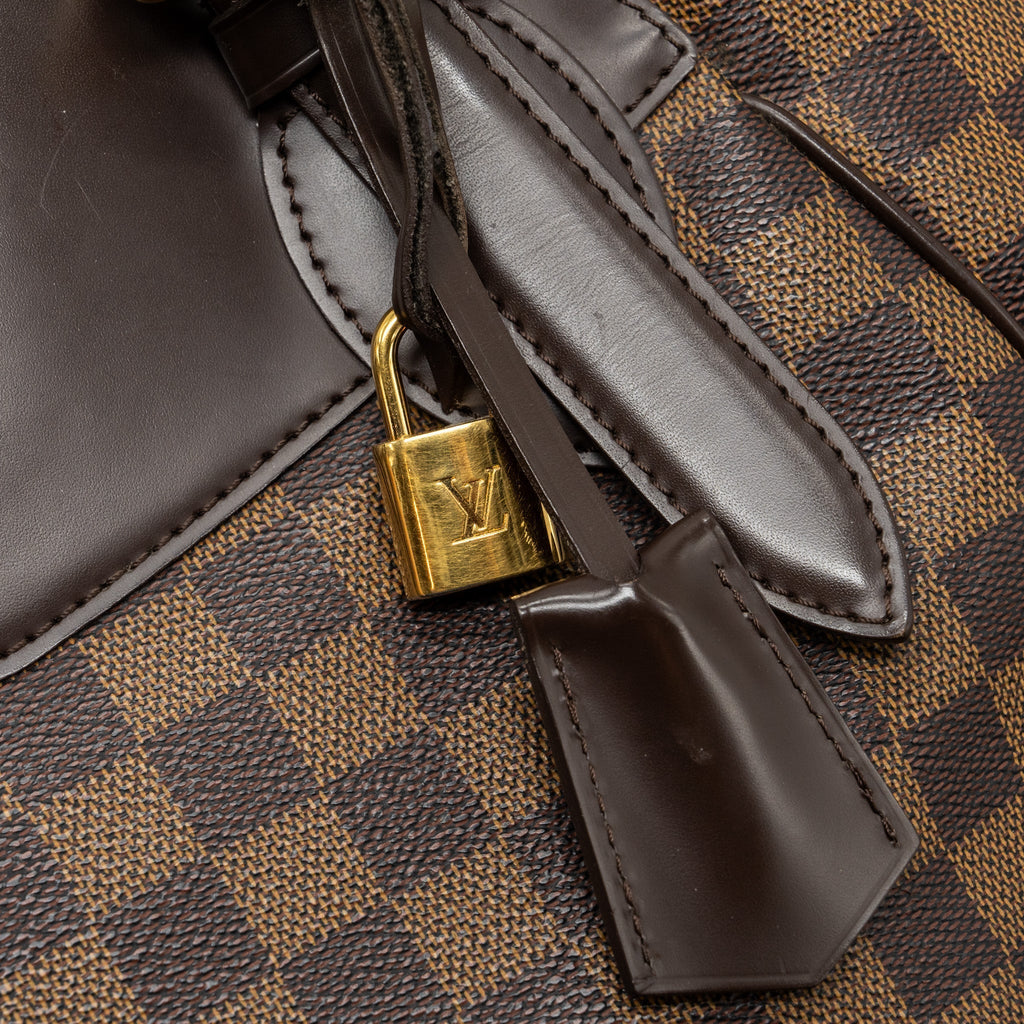 LOUIS VUITTON TOTE BAG DAMIER EBENE GHW