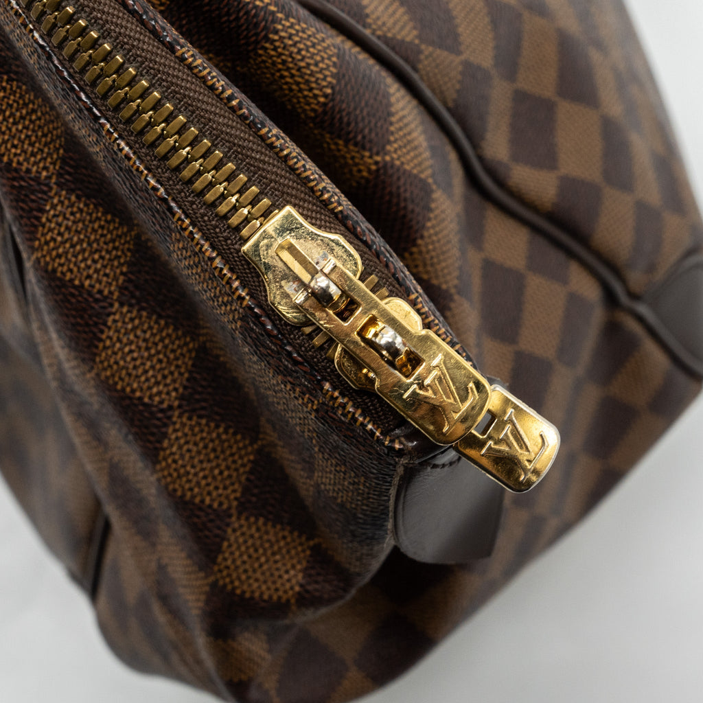 LOUIS VUITTON TOTE BAG DAMIER EBENE GHW