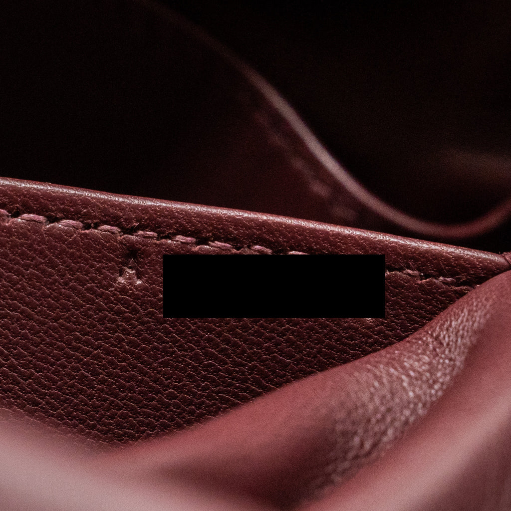 Hermes toolbox 20 evercolor orange poppy / Bordeaux SHW