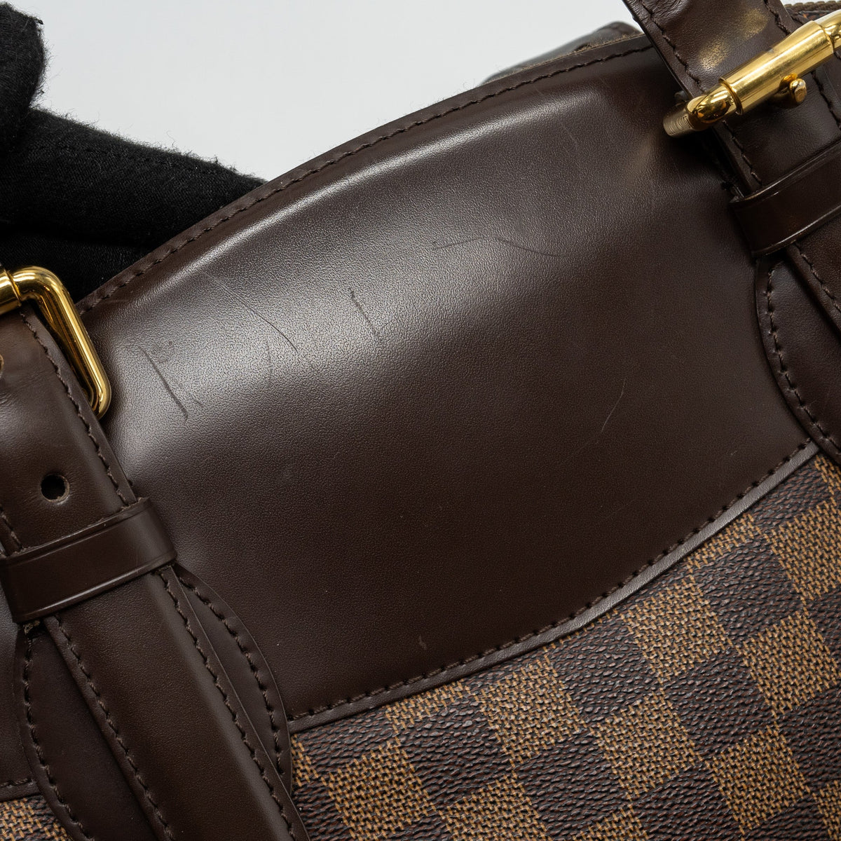 LOUIS VUITTON TOTE BAG DAMIER EBENE GHW