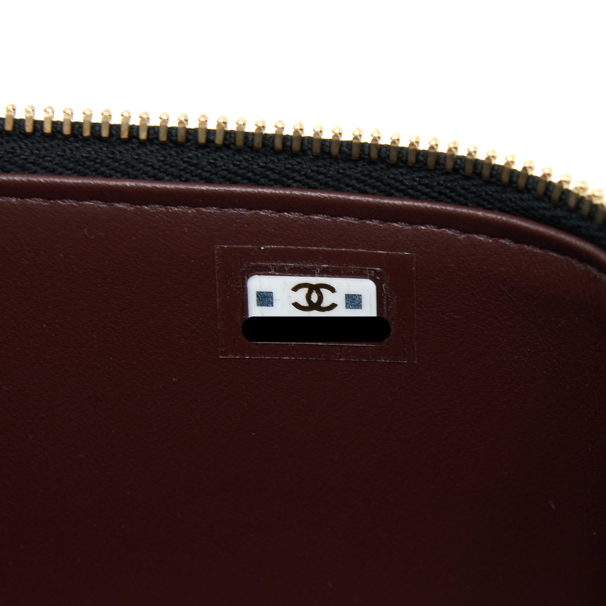 CHANEL LONG VANITY WITH CHAIN CAVIAR BLACK LGHW (MICROCHIP)