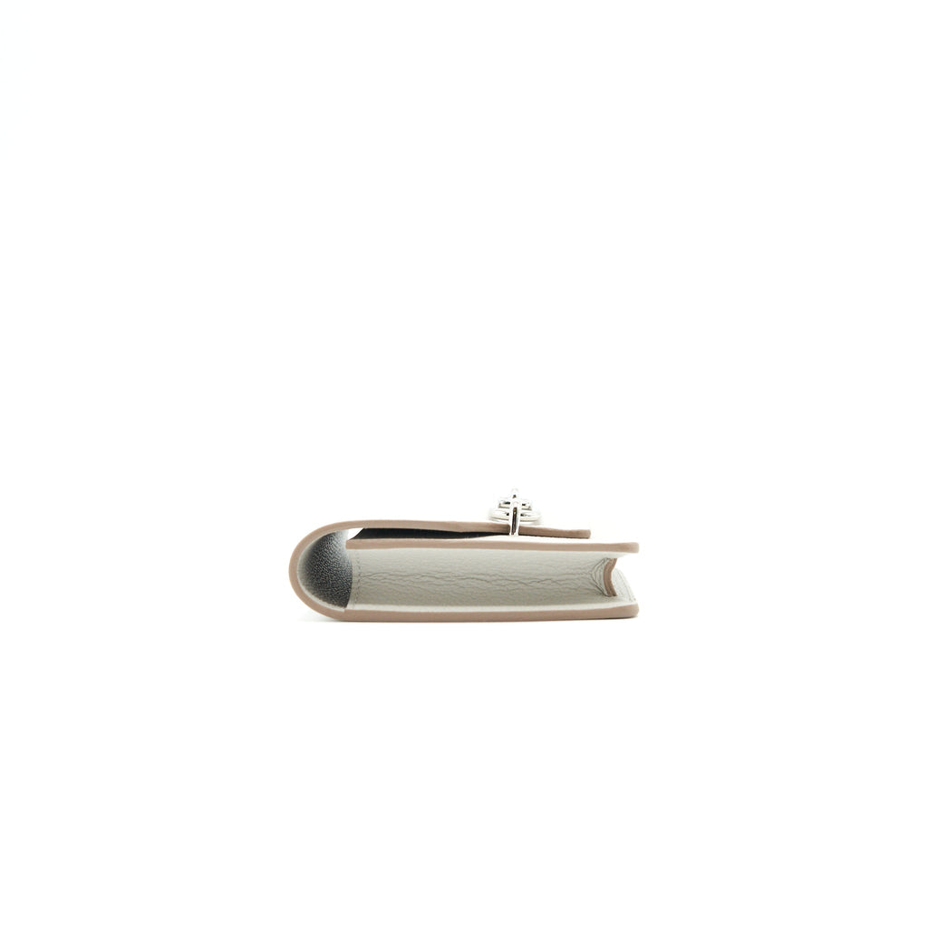 HERMES ROULIS SLIM WALLET EVERCOLOR 80 GRIS PERLE SHW