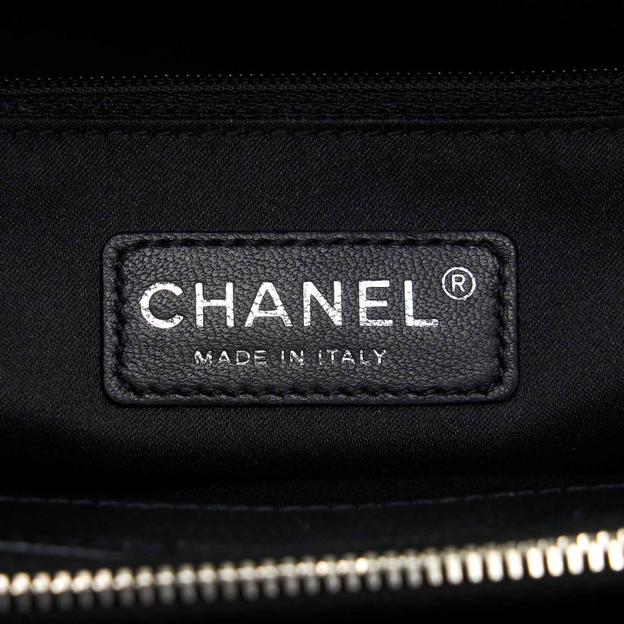CHANEL GRAND SHOPPING TOTE BAG CAVIAR BLACK SHW