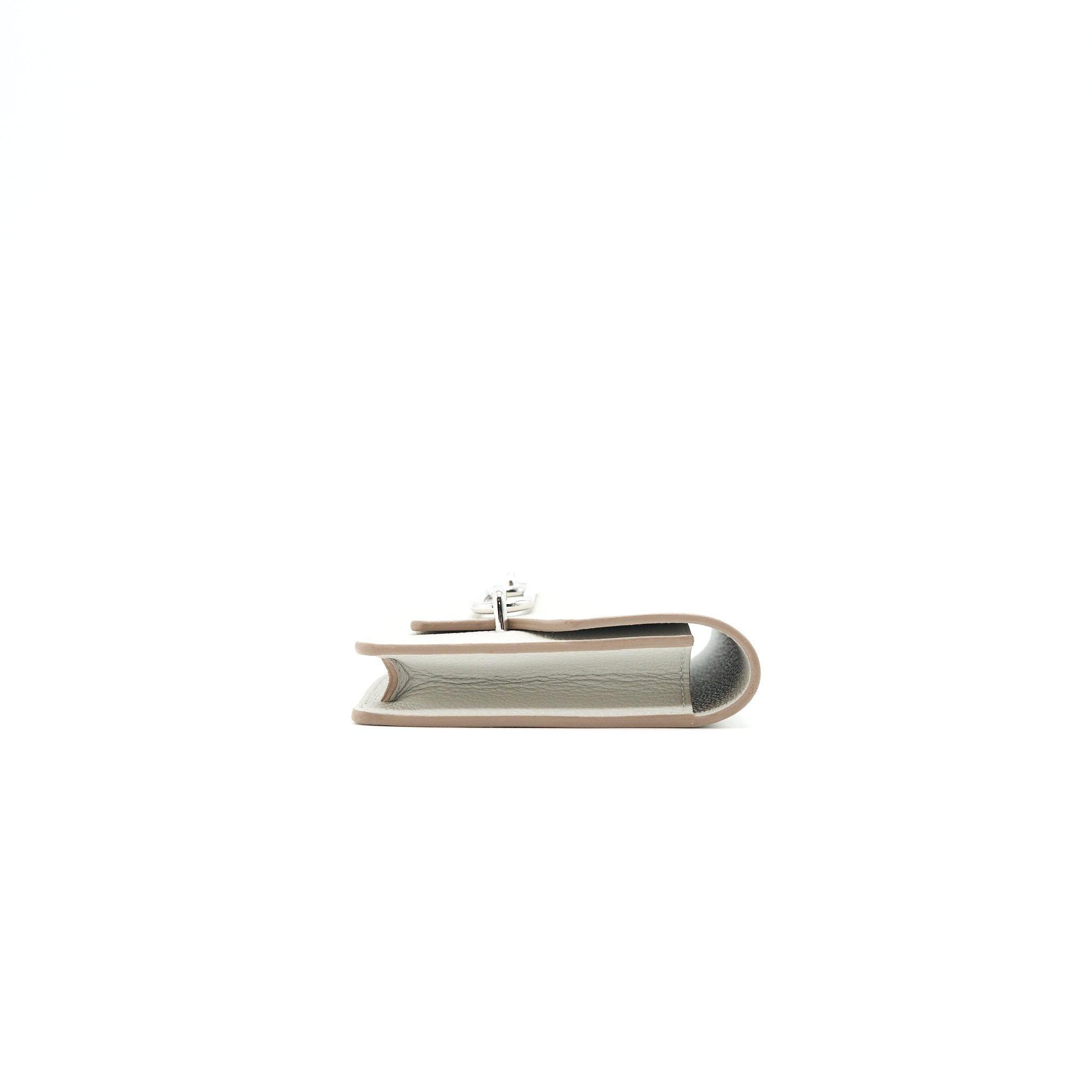 HERMES ROULIS SLIM WALLET EVERCOLOR 80 GRIS PERLE SHW