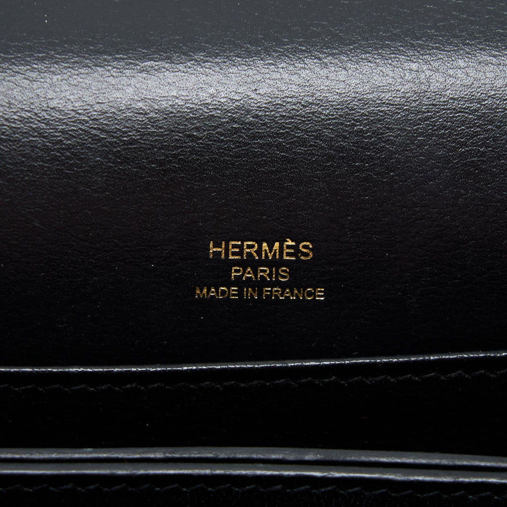 HERMES MINI ROULIS EVERCOLOR BLACK GHW
