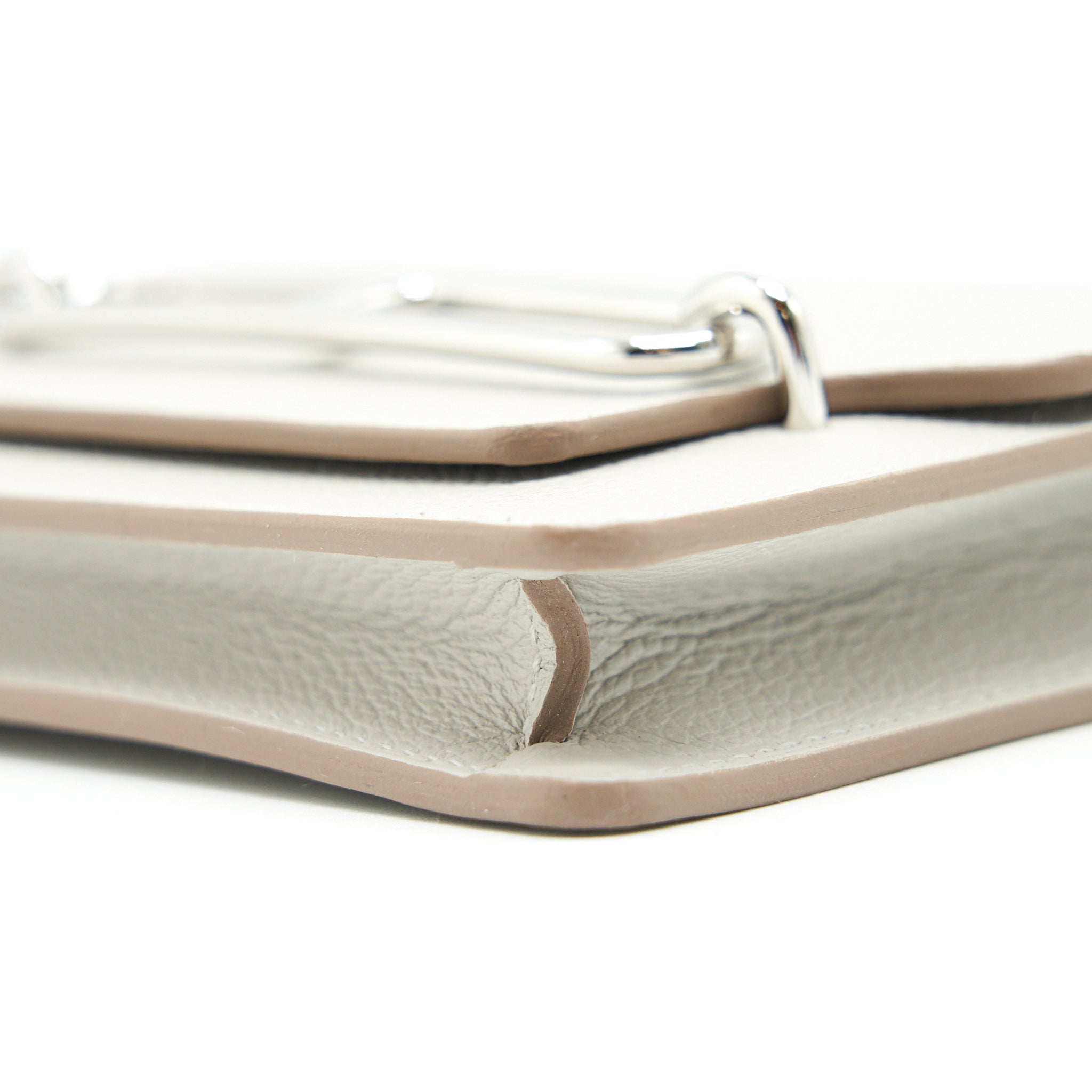 HERMES ROULIS SLIM WALLET EVERCOLOR 80 GRIS PERLE SHW