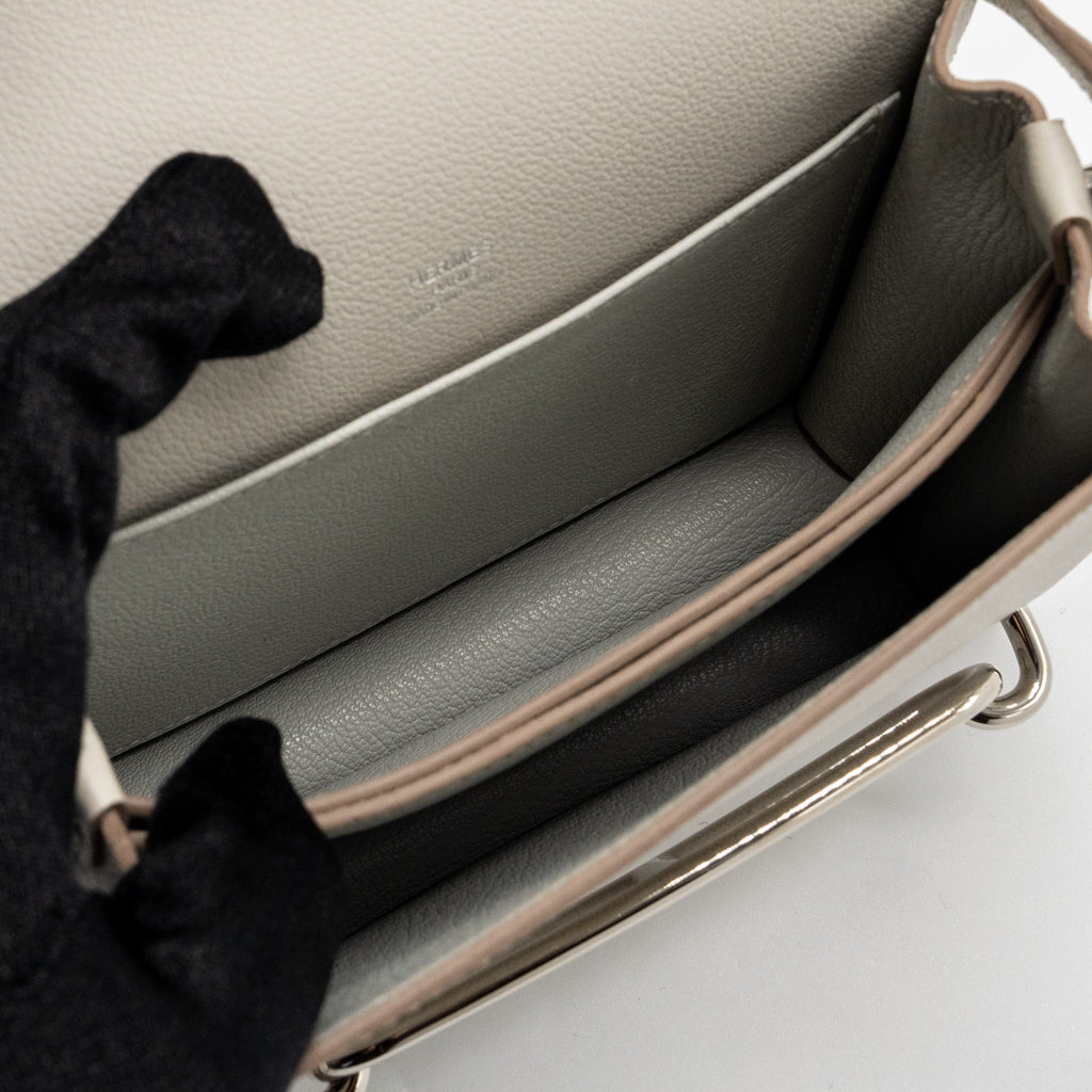 HERMES MINI ROULIS EVERCOLOR GRIS PERLE SHW