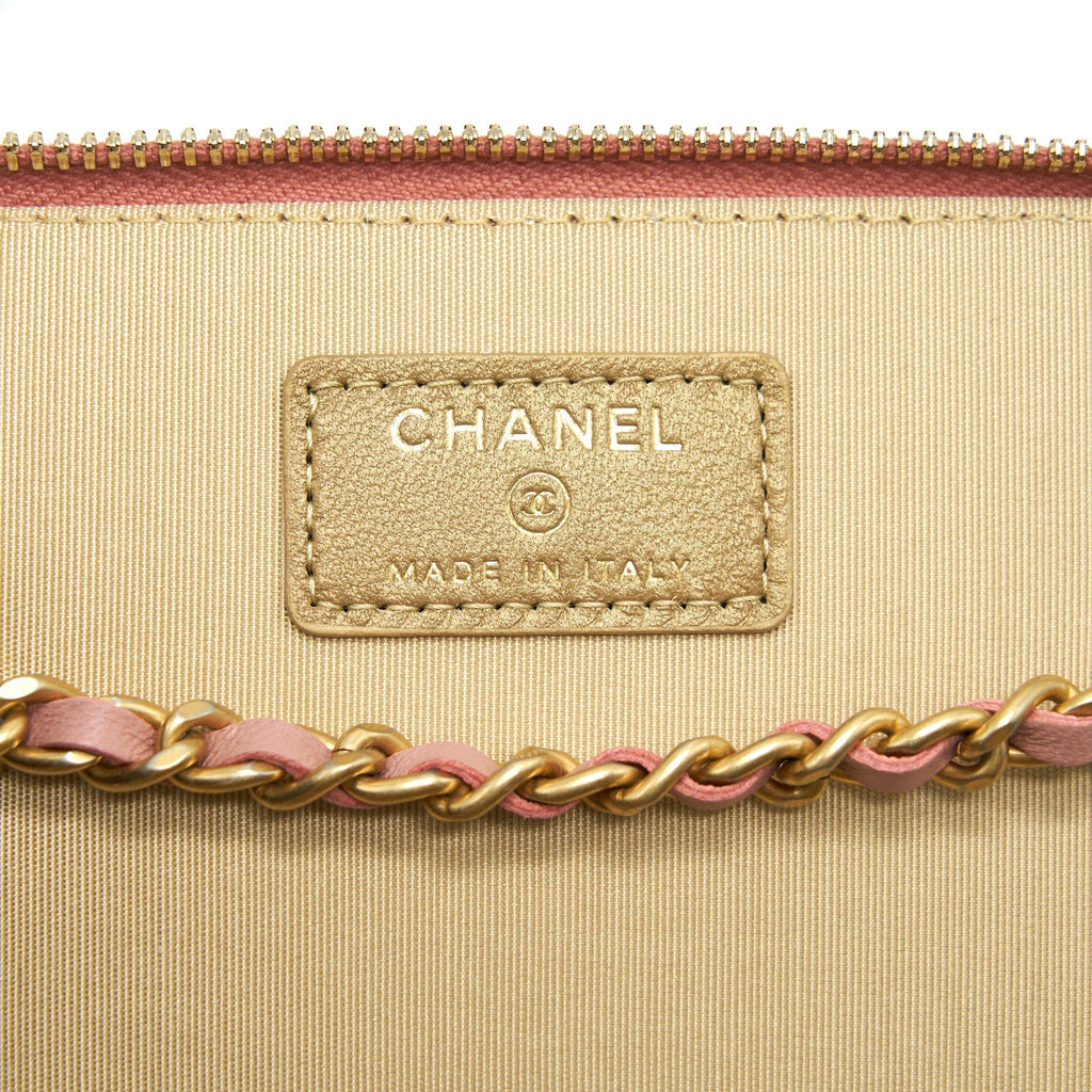 CHANEL 21B DARK PINK PEARL CRUSH RECTANGULAR VANITY