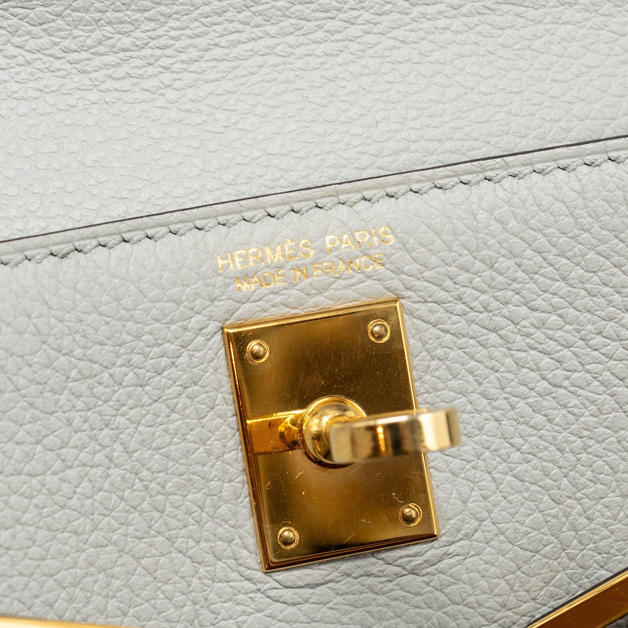 HERMES KELLY DANSE EVERCOLOR GRIS MOUETTE GHW