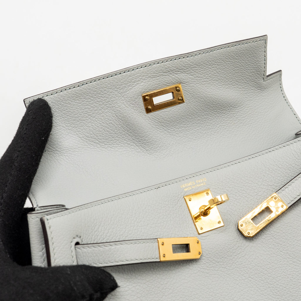 HERMES KELLY DANSE EVERCOLOR GRIS MOUETTE GHW