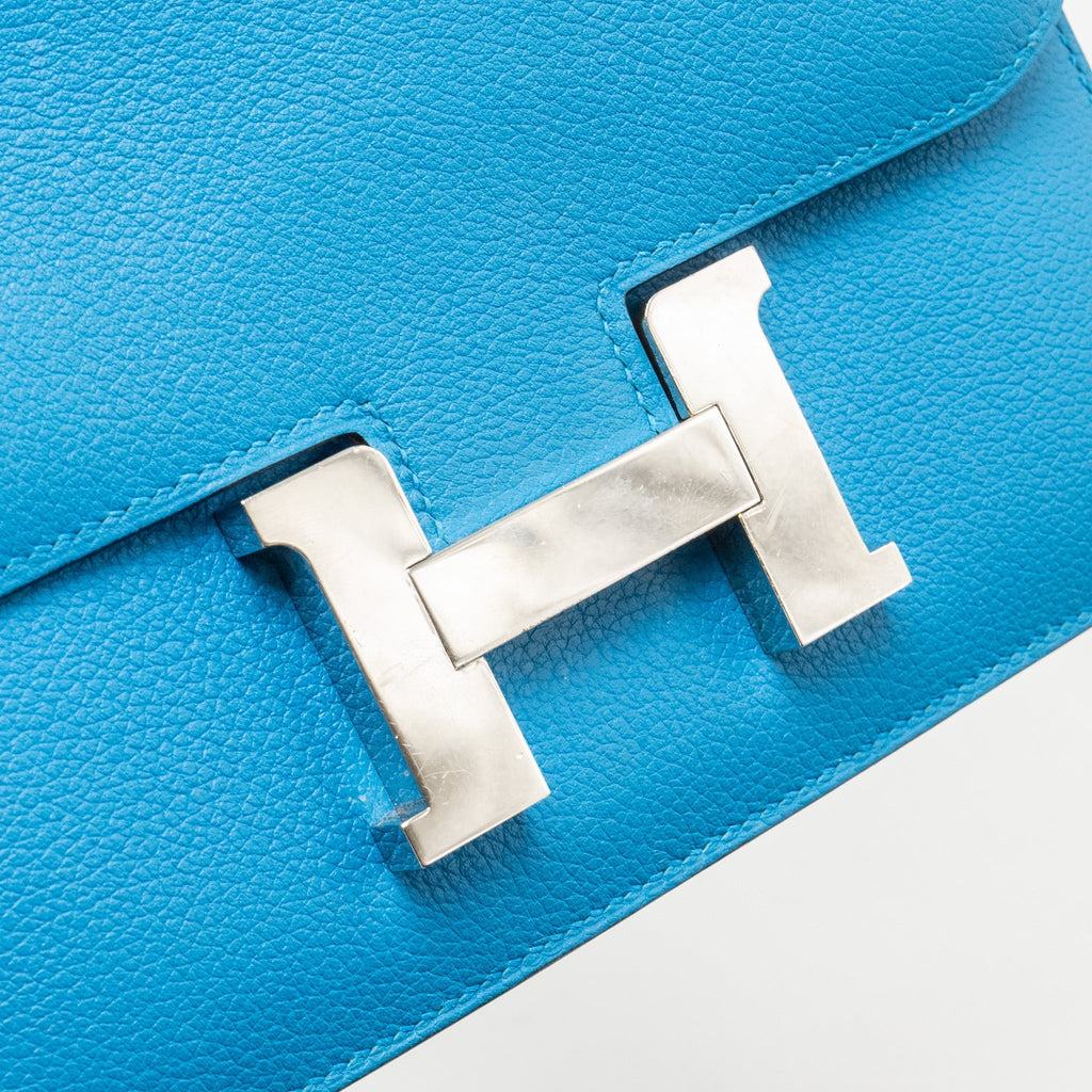 HERMES MINI CONSTANCE EVERCOLOR B3 BLEU ZANZIBAR SHW