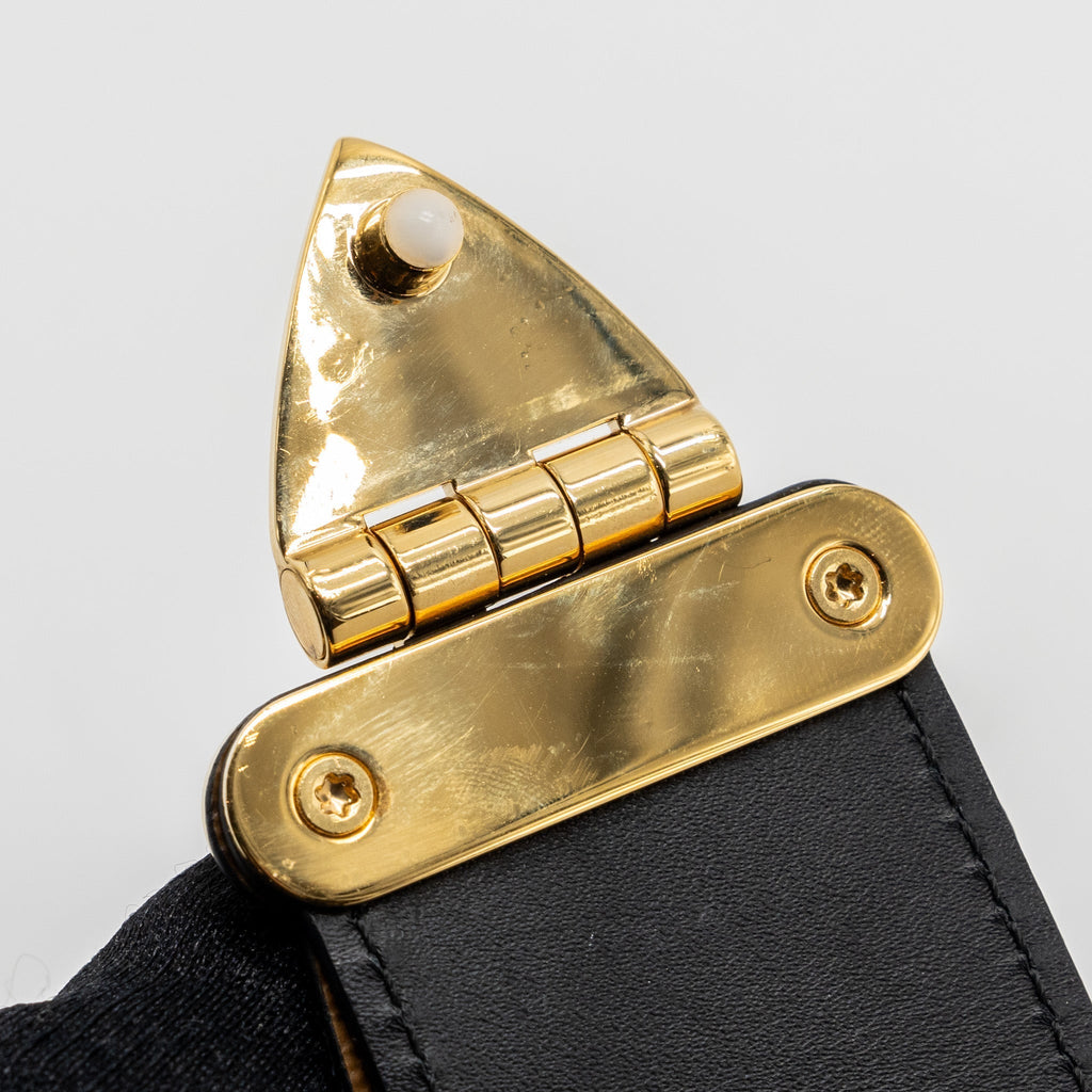 LOUIS VUITTON TRUNK CLUTCH MONOGRAM REVERSE CANVAS GHW
