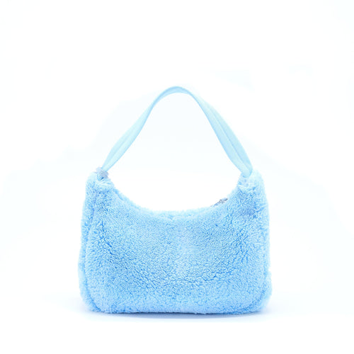 PRADA RENDITION 2000 TERRY MINI BAG BLUE