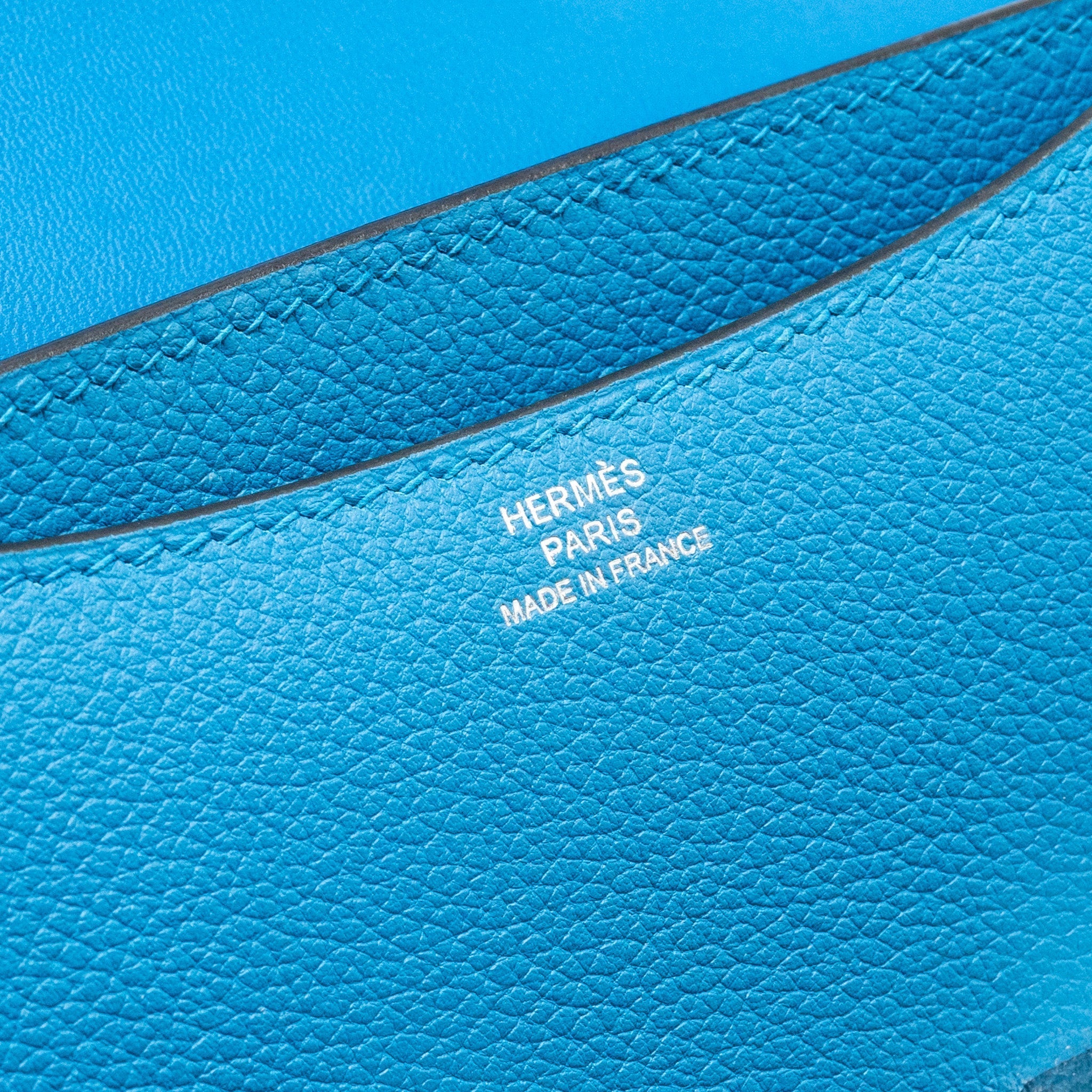 HERMES MINI CONSTANCE EVERCOLOR B3 BLEU ZANZIBAR SHW