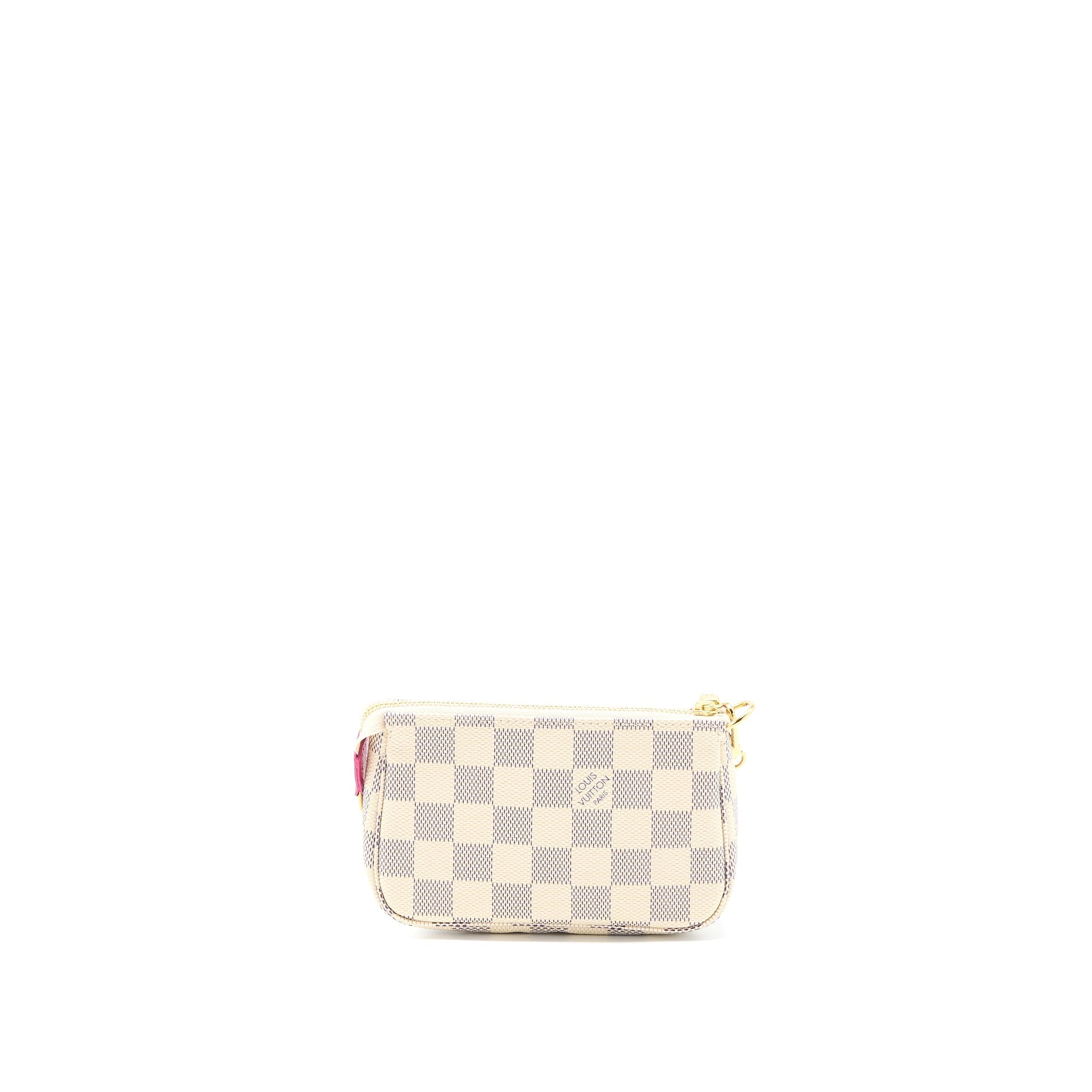 LOUIS VUITTON MINI POCHETTE ACCESSORIES HOLLYWOOD LIMITED EDITION DAMIER AZUR/MULTICOLOUR GHW